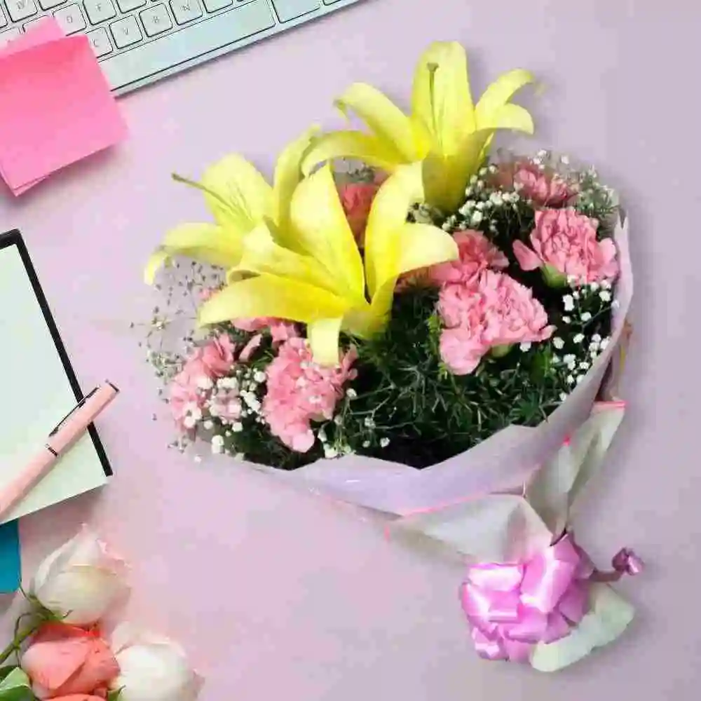 Lily and Carnation Love affair